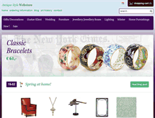 Tablet Screenshot of antiquestylewebstore.com